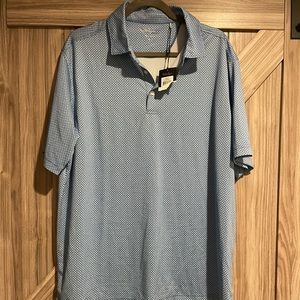 NWT Walter Hagen Ladder Print Polo xl